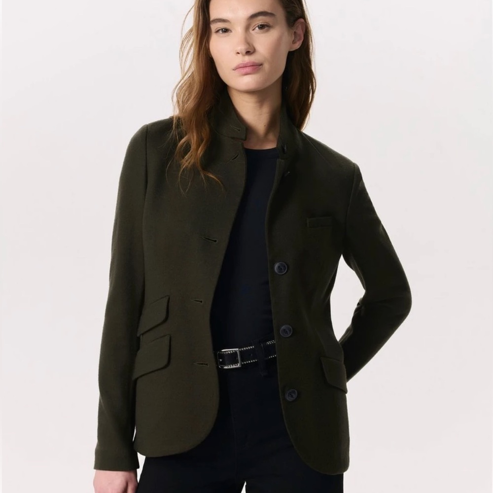 Rag and Bone Olive Wool Blazer